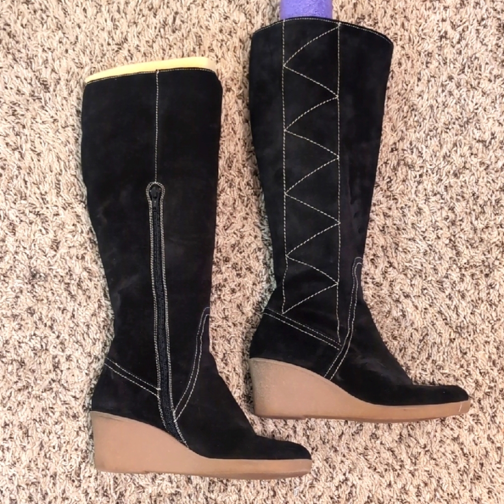 Cordani Black Wedge Boots